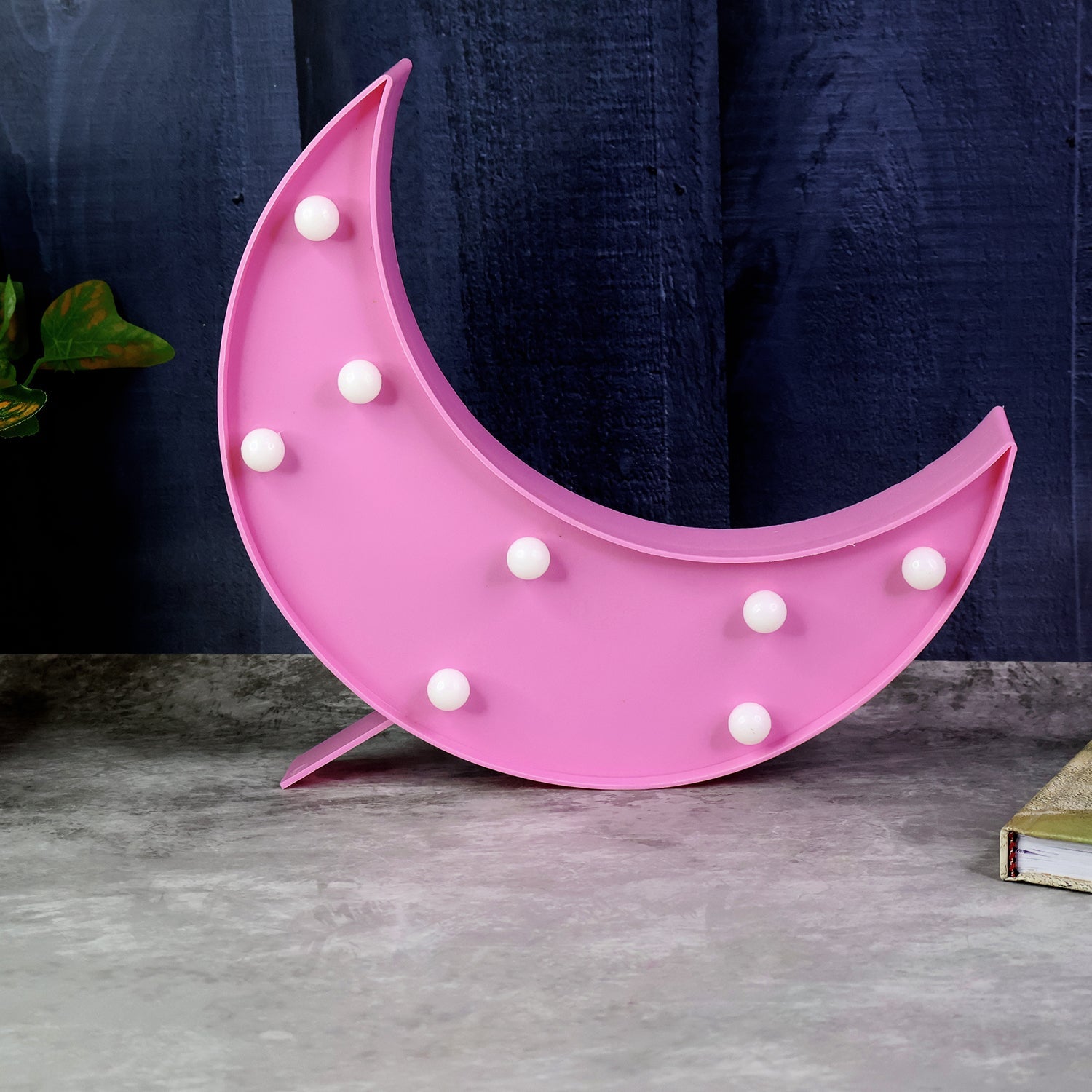 Moon Shaped LED Decorative Night Light (1 Pc) Moon Shaped LED Decorative Night Light (1 Pc)